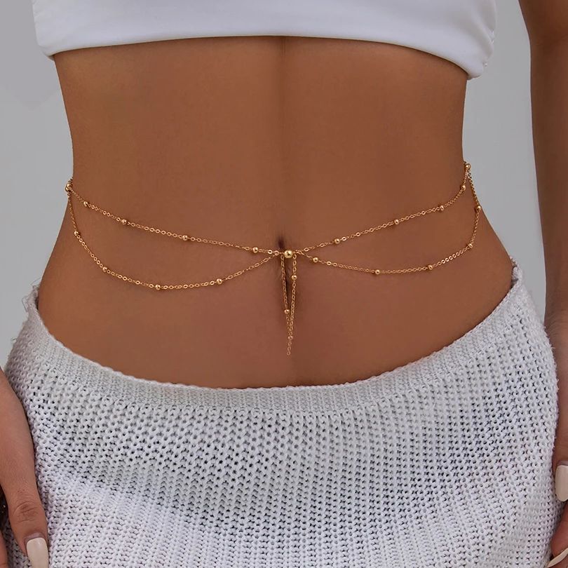 Body Jewelry Ends - KunJoe متعدد الطبقات الذهب اللون رقيقة