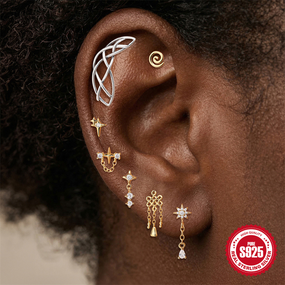 أقراط فضية عيار 925 من CANNER  - مراجعة Body Jewelry Flat Back وسعره