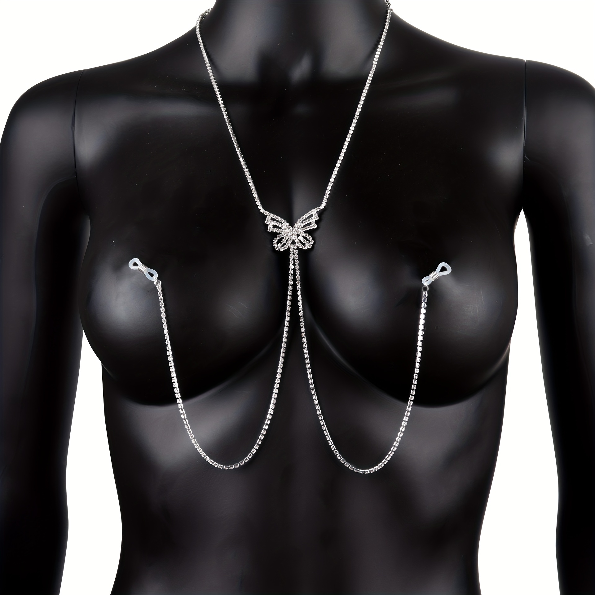 سلسلة حلمة فراشة شرابة للنساء  - مراجعة Body Jewelry Women وسعره