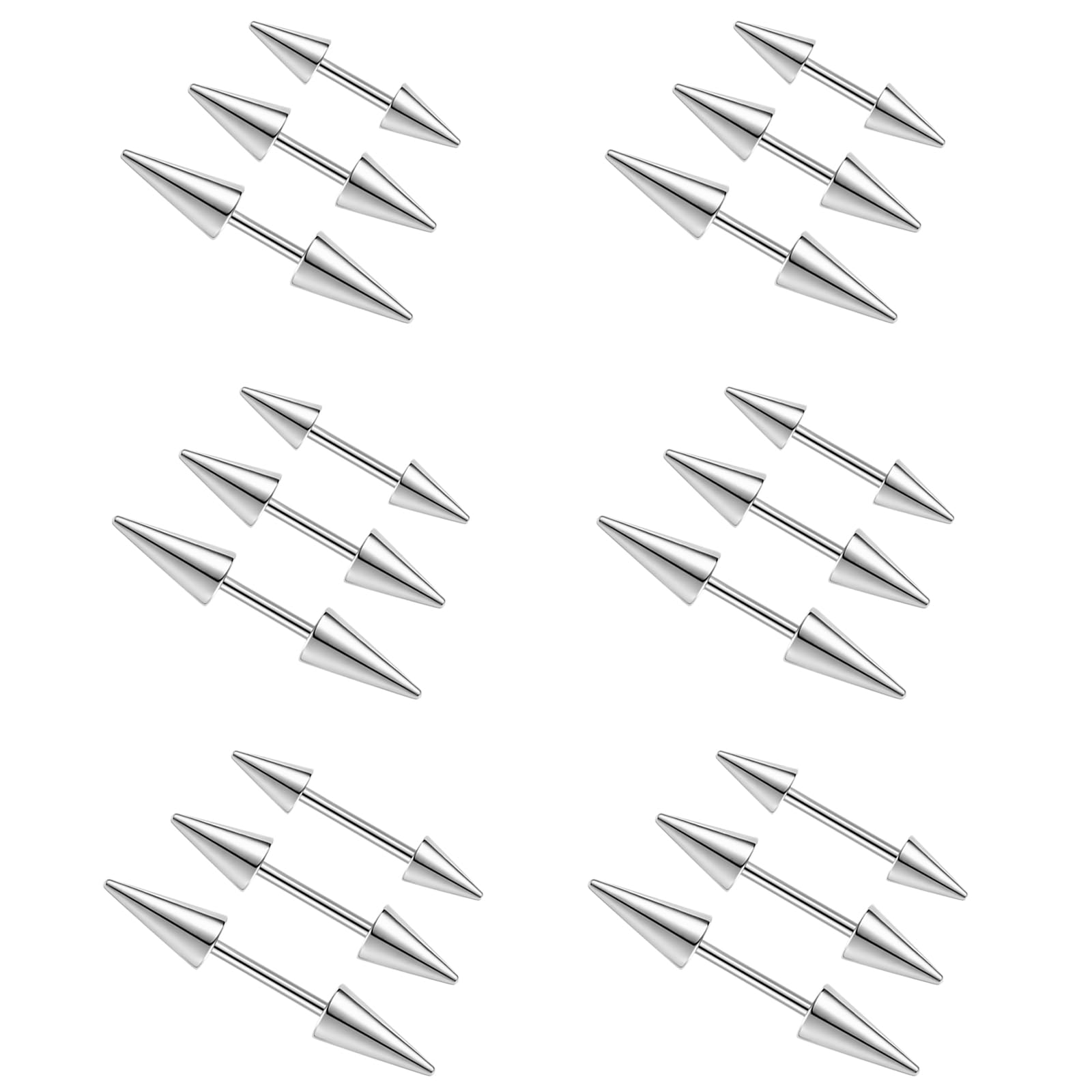 2 قطعة 16G مسمار الحاجب مثقوب  - مراجعة Eyebrow Curved Barbell وسعره