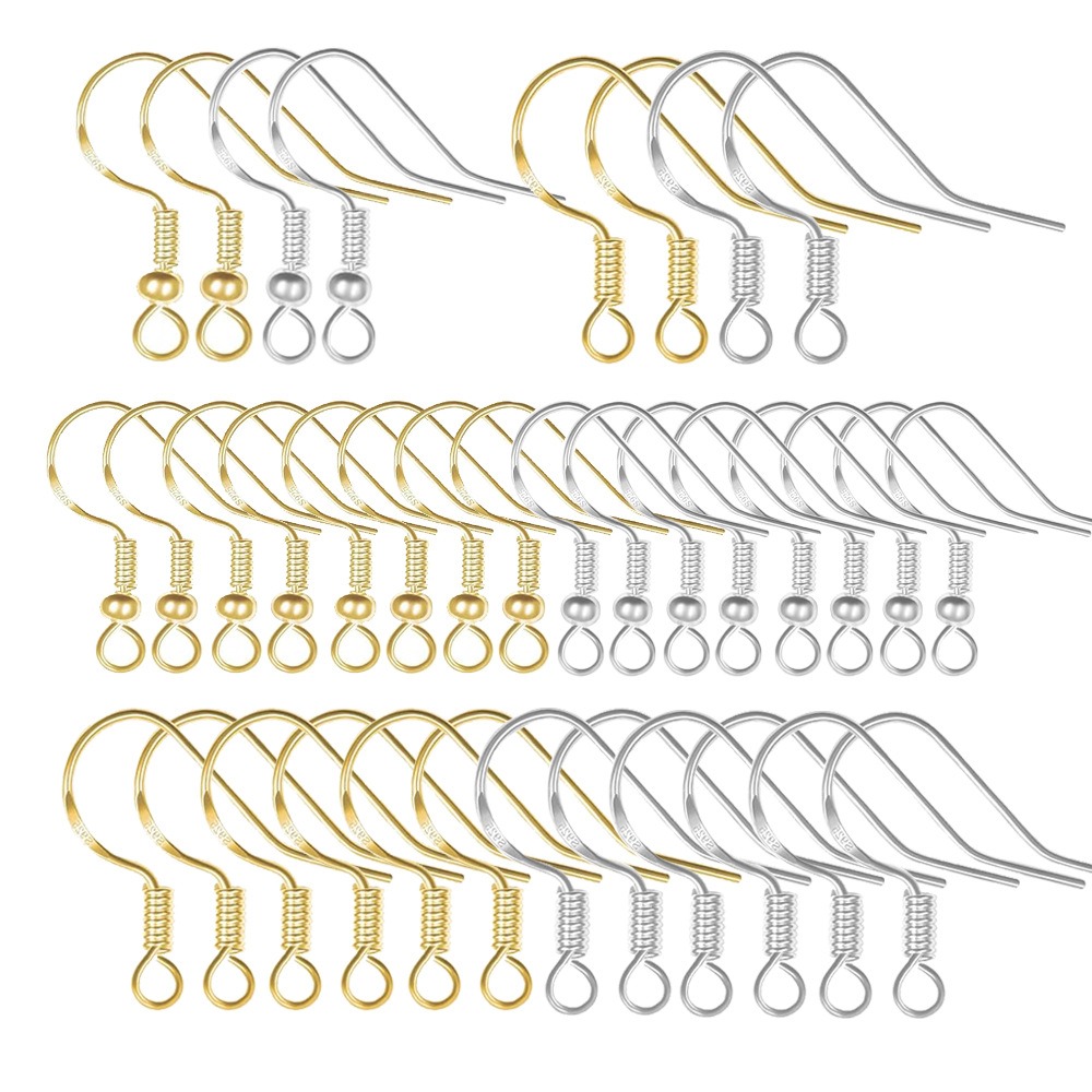 خطافات أقراط مطلية بالذهب 100  - مراجعة Body Jewelry Top وسعره