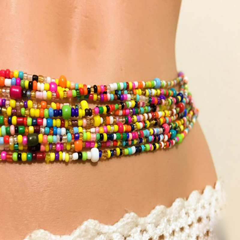 سلسلة البطن مطرزة للنساء ، سلا - مراجعة Body Jewelry Women وسعره